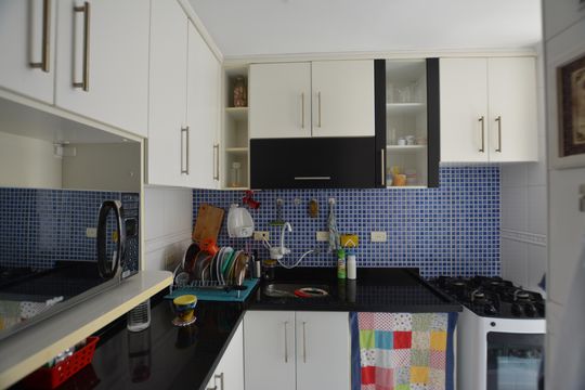 Cozinha de apartamento à venda com 3 quartos, 60m² em Jaguaré, São Paulo