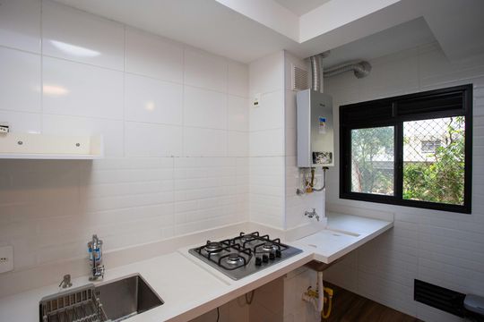 Cozinha de apartamento para alugar com 2 quartos, 41m² em Canhema, Diadema