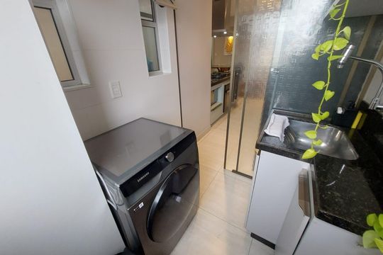Área de Serviço de apartamento à venda com 3 quartos, 80m² em Sagrada Família, Belo Horizonte