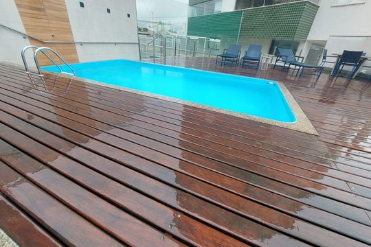 Área comum - Piscina de apartamento à venda com 3 quartos, 80m² em Sagrada Família, Belo Horizonte