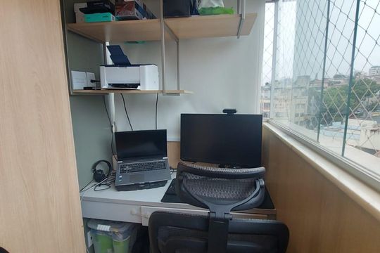 varanda de apartamento à venda com 3 quartos, 80m² em Sagrada Família, Belo Horizonte