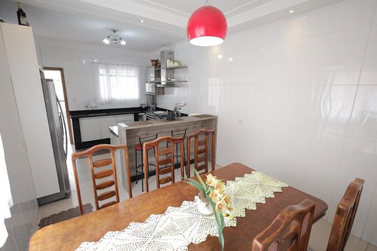 Cozinha de casa para alugar com 4 quartos, 190m² em Jardim Ana Maria, Santo André