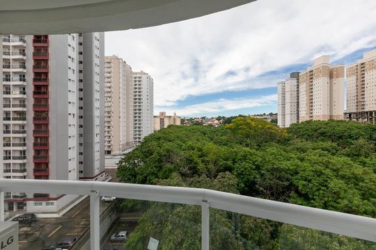 Varanda de apartamento à venda com 3 quartos, 76m² em Mansões Santo Antônio, Campinas