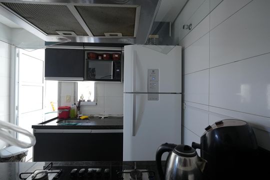 Cozinha de apartamento para alugar com 2 quartos, 96m² em Jardim Santo Alberto, Santo André