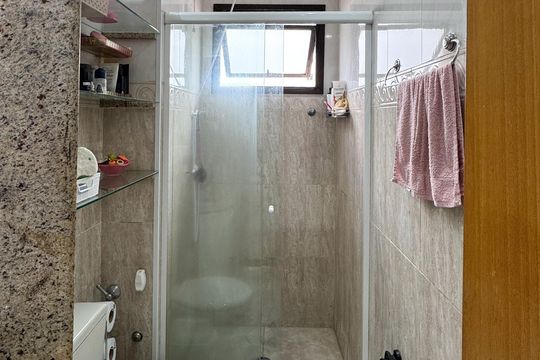 Banheiro Social de apartamento para alugar com 3 quartos, 70m² em Nova Petrópolis, São Bernardo do Campo