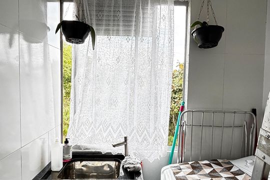 Cozinha e Área de Serviço de apartamento à venda com 2 quartos, 49m² em Jardim Alzira Franco, Santo André