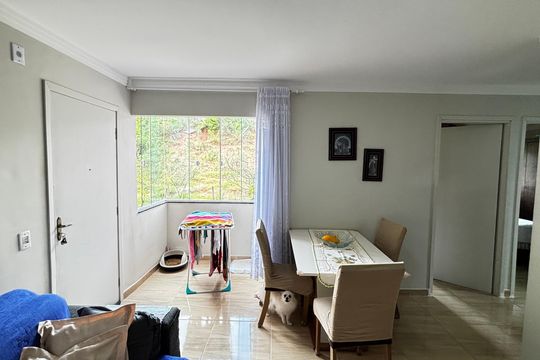 Sala - Sala de Jantar de apartamento à venda com 2 quartos, 49m² em Jardim Alzira Franco, Santo André