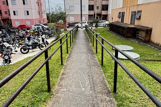 Rampa - Corrimão de apartamento à venda com 2 quartos, 49m² em Jardim Alzira Franco, Santo André