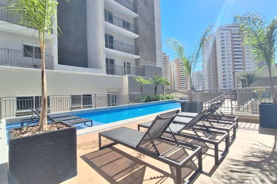 Área comum - Piscina de apartamento para alugar com 2 quartos, 35m² em Pompeia, São Paulo