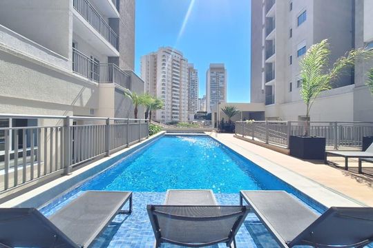 Área comum - Piscina de apartamento para alugar com 2 quartos, 35m² em Pompeia, São Paulo