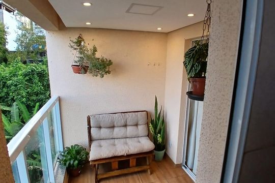Varanda de apartamento à venda com 2 quartos, 48m² em Jardim Ampliacao, São Paulo