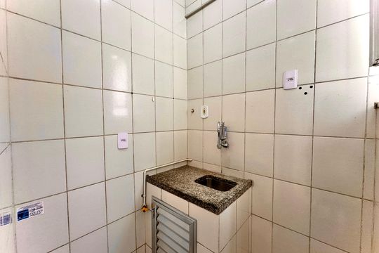 Cozinha de kitnet/studio à venda com 1 quarto, 23m² em Flamengo, Rio de Janeiro