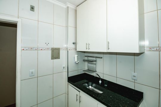 Cozinha de apartamento para alugar com 3 quartos, 77m² em Santa Branca, Belo Horizonte