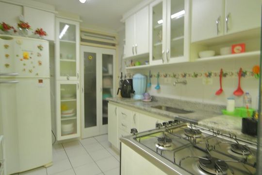 Cozinha de casa de condomínio à venda com 2 quartos, 90m² em Vila Jerusalem, São Bernardo do Campo
