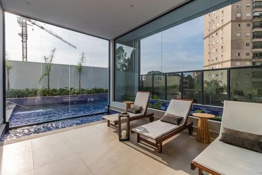 Área externa de apartamento à venda com 2 quartos, 69m² em Alphaville, Barueri