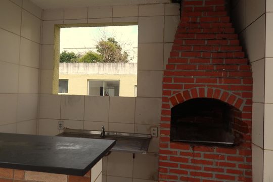 Área comum - Churrasqueira de apartamento para alugar com 2 quartos, 43m² em Santa Cruz, Rio de Janeiro
