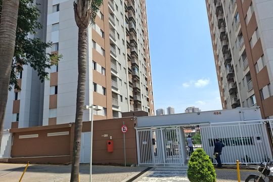 fachada da portaria de apartamento para alugar com 2 quartos, 53m² em Vila Rami, Jundiaí