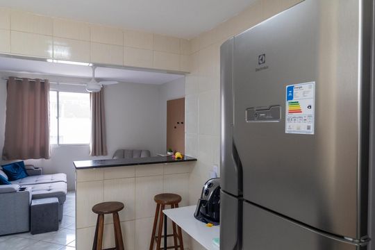 Cozinha de apartamento para alugar com 2 quartos, 60m² em Jardim do Lago, Campinas