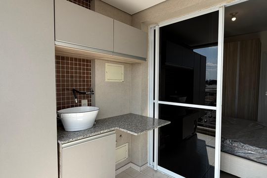 Varanda de apartamento para alugar com 1 quarto, 36m² em Rudge Ramos, São Bernardo do Campo