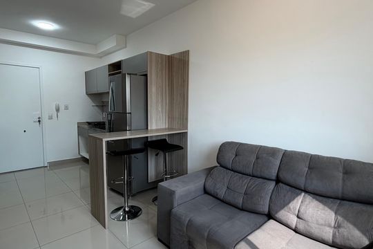 Sala de apartamento para alugar com 1 quarto, 36m² em Rudge Ramos, São Bernardo do Campo