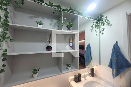 Banheiro de apartamento para alugar com 1 quarto, 35m² em Consolação, São Paulo