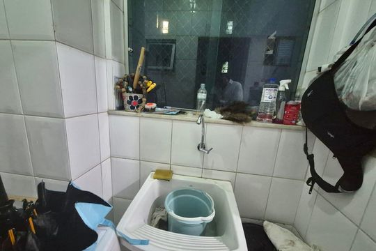 Área de serviço de apartamento à venda com 3 quartos, 125m² em Padre Eustáquio, Belo Horizonte