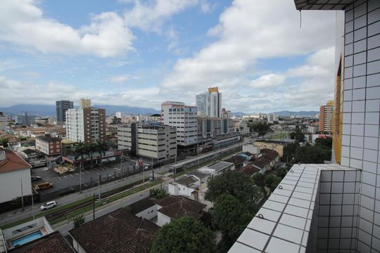 Varanda da Sala de apartamento para alugar com 3 quartos, 91m² em Boqueirão, Santos