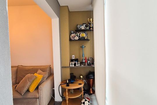 Varanda da Sala de apartamento para alugar com 2 quartos, 56m² em Baeta Neves, São Bernardo do Campo