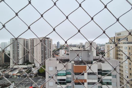Varanda da Sala - vista de apartamento para alugar com 2 quartos, 56m² em Baeta Neves, São Bernardo do Campo