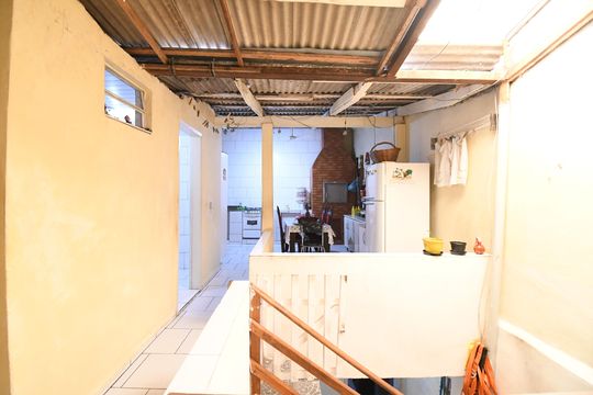 Área gourmet de casa à venda com 3 quartos, 55m² em Cidade Industrial de Curitiba, Curitiba