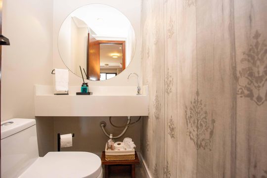 Lavabo de apartamento à venda com 3 quartos, 93m² em Chácara Hungara, Diadema