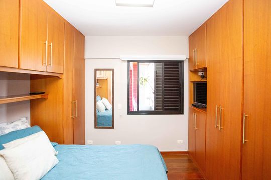 Quarto Suíte de apartamento à venda com 3 quartos, 93m² em Chácara Hungara, Diadema