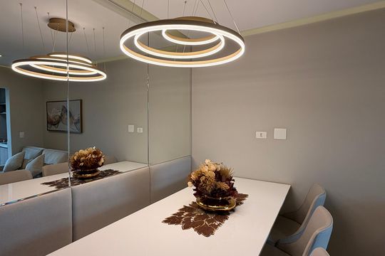 Sala de apartamento à venda com 2 quartos, 57m² em Paulicéia, São Bernardo do Campo