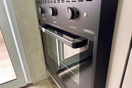 Cozinha de apartamento para alugar com 2 quartos, 46m² em Santo Amaro, São Paulo