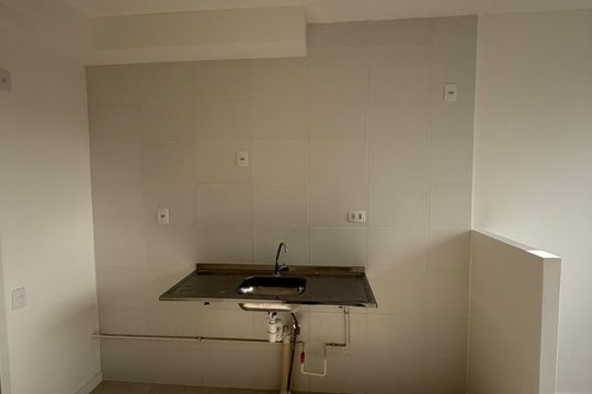 Cozinha de apartamento à venda com 2 quartos, 32m² em Várzea da Barra Funda, São Paulo