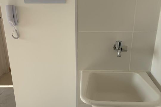 Área de serviço de apartamento à venda com 2 quartos, 32m² em Várzea da Barra Funda, São Paulo