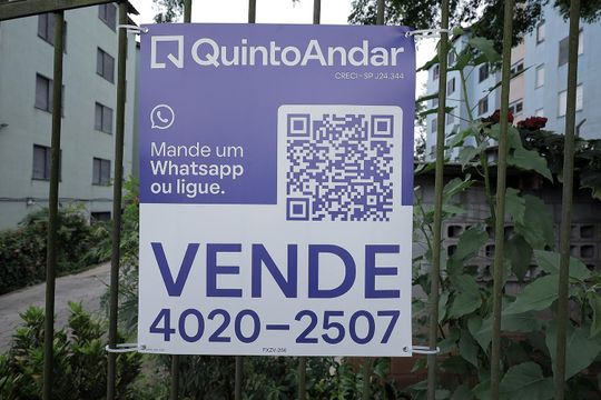 Placa Instalada - 07/10/2026 - PXZV-256 de apartamento à venda com 2 quartos, 45m² em Vila Aquilino, Santo André