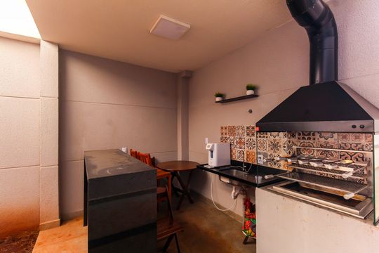 Área comum - Churrasqueira de apartamento para alugar com 2 quartos, 29m² em Mooca, São Paulo