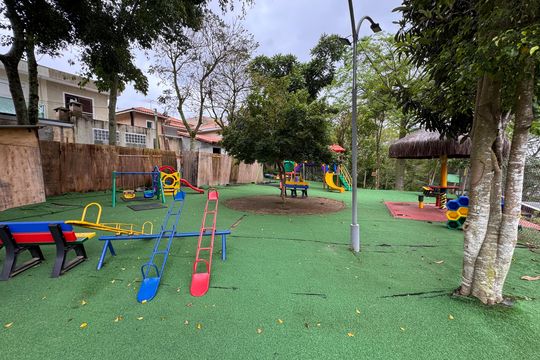 Área comum - Playground de casa de condomínio para alugar com 3 quartos, 125m² em Jardim Rio das Pedras, Cotia