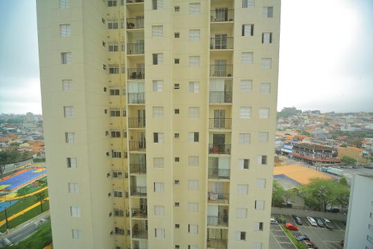 Quarto 1 - Vista  de apartamento para alugar com 2 quartos, 50m² em Assunção, São Bernardo do Campo