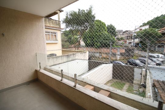 Varanda da suíte 2 de casa à venda com 2 quartos, 120m² em Curicica, Rio de Janeiro