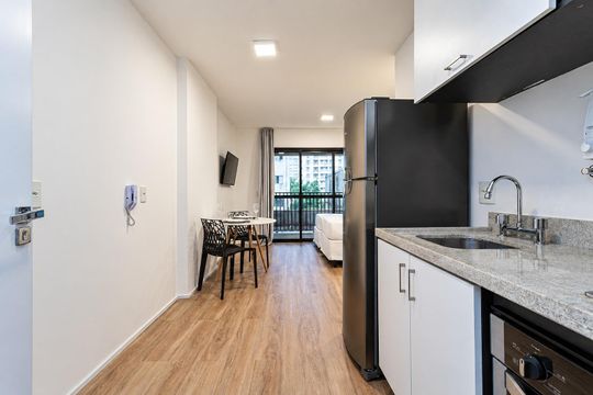 Sala/Quarto de kitnet/studio à venda com 1 quarto, 30m² em Santa Ifigênia, São Paulo