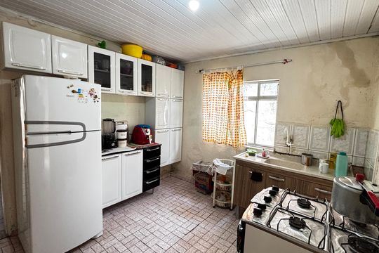 Cozinha de casa à venda com 2 quartos, 300m² em Jardim do Estádio, Santo André