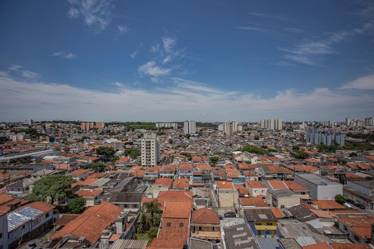 Vista  de apartamento à venda com 2 quartos, 35m² em Vila Santo Estefano, São Paulo