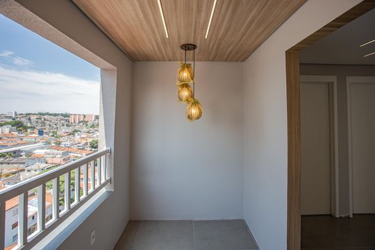 Varanda de apartamento à venda com 2 quartos, 35m² em Vila Santo Estefano, São Paulo