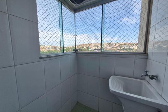 Área de Serviço de apartamento à venda com 2 quartos, 55m² em Salgado Filho, Belo Horizonte