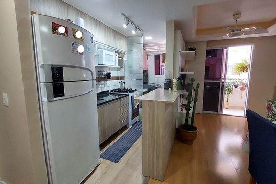 Cozinha de apartamento à venda com 3 quartos, 68m² em Penha, Rio de Janeiro