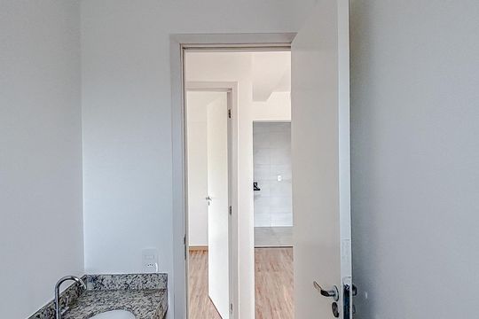 Banheiro de apartamento para alugar com 2 quartos, 47m² em Chácara Califórnia, São Paulo
