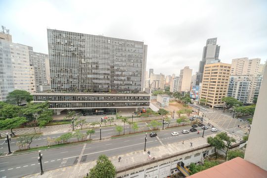 Vista de kitnet/studio para alugar com 1 quarto, 40m² em Bela Vista, São Paulo