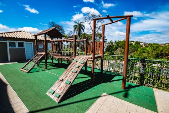 Área comum - Playground de apartamento à venda com 2 quartos, 45m² em Alphaville Vespasiano, Vespasiano
